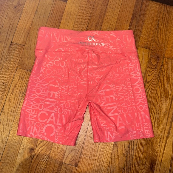 Pink Calvin Klein Biker Shorts - Picture 2 of 4
